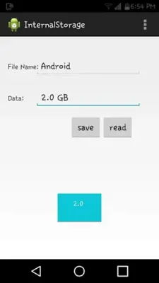 Internal storage android App screenshot 0