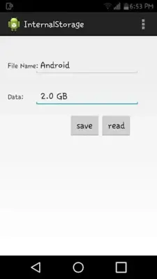 Internal storage android App screenshot 2